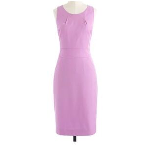 J. Crew Lavender Suiting Midi Dress